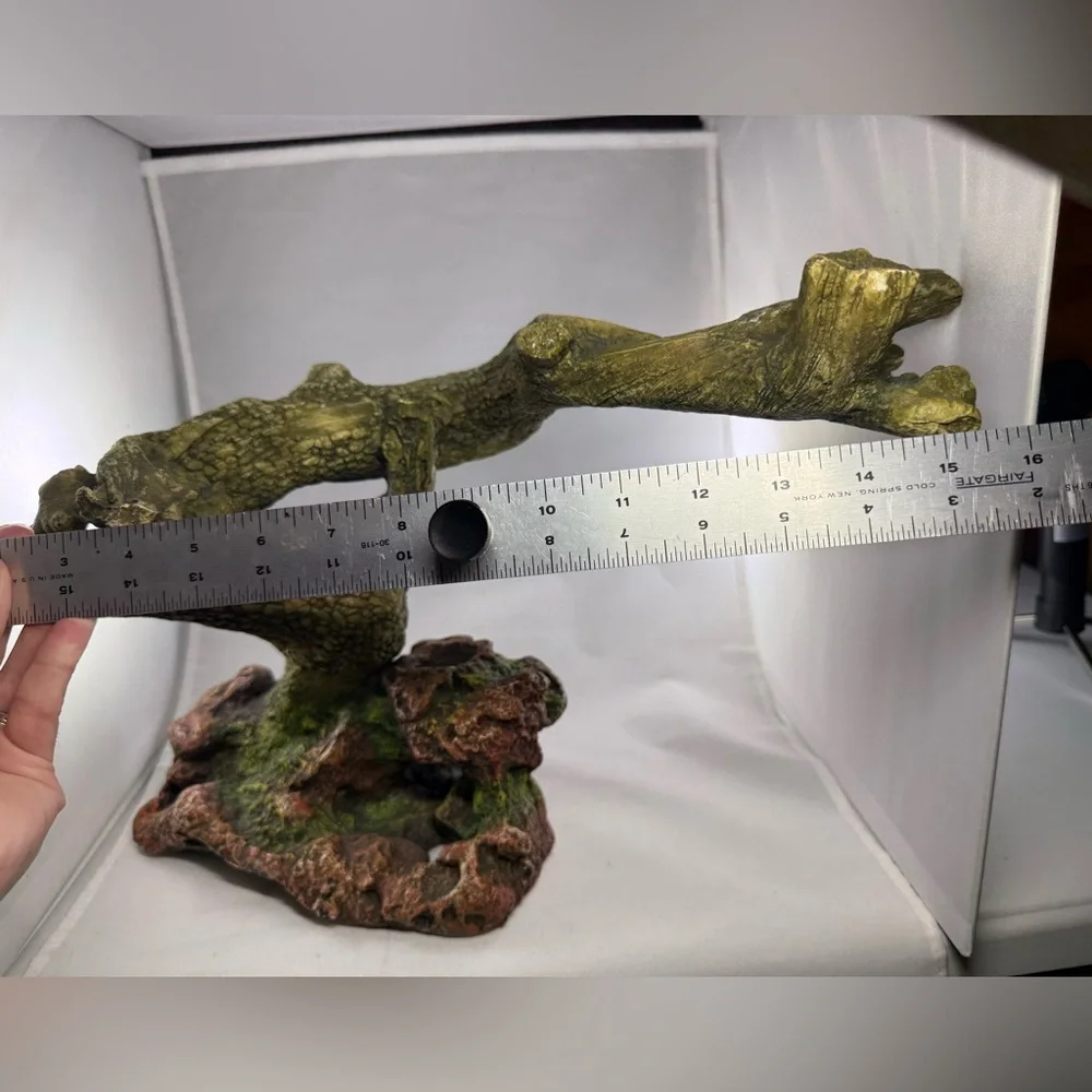 Large Resin Reptile Climbing Branch Hide Decor
